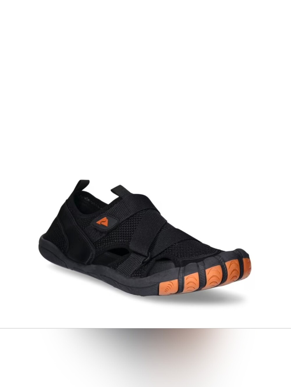 Ozark Trail Black and Orange Men's Water-Friendly Sport Sandal
